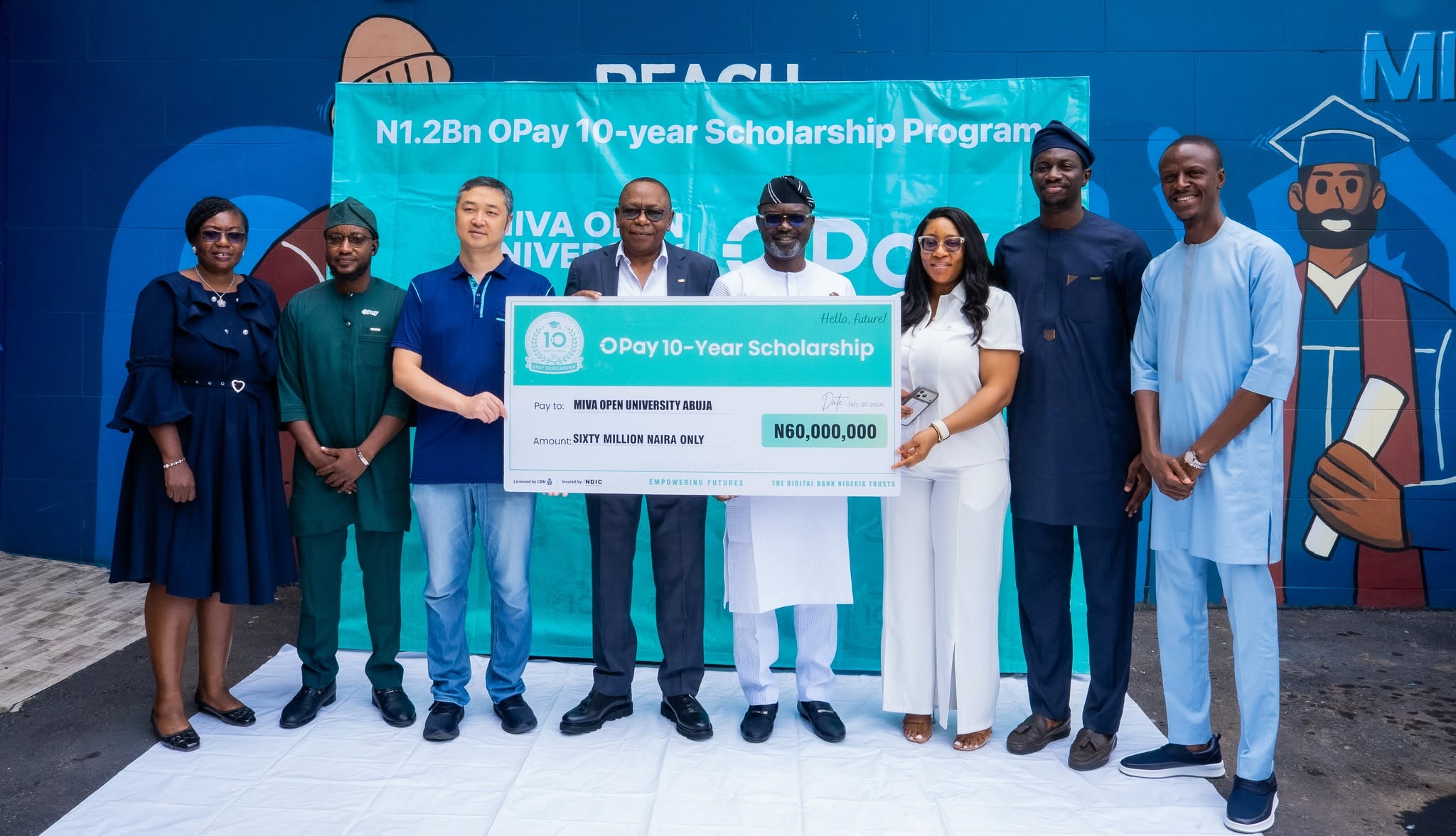 Miva Open University Partners with OPay for 10-Year Scholarship Programme and Tech Innovation Initiative
