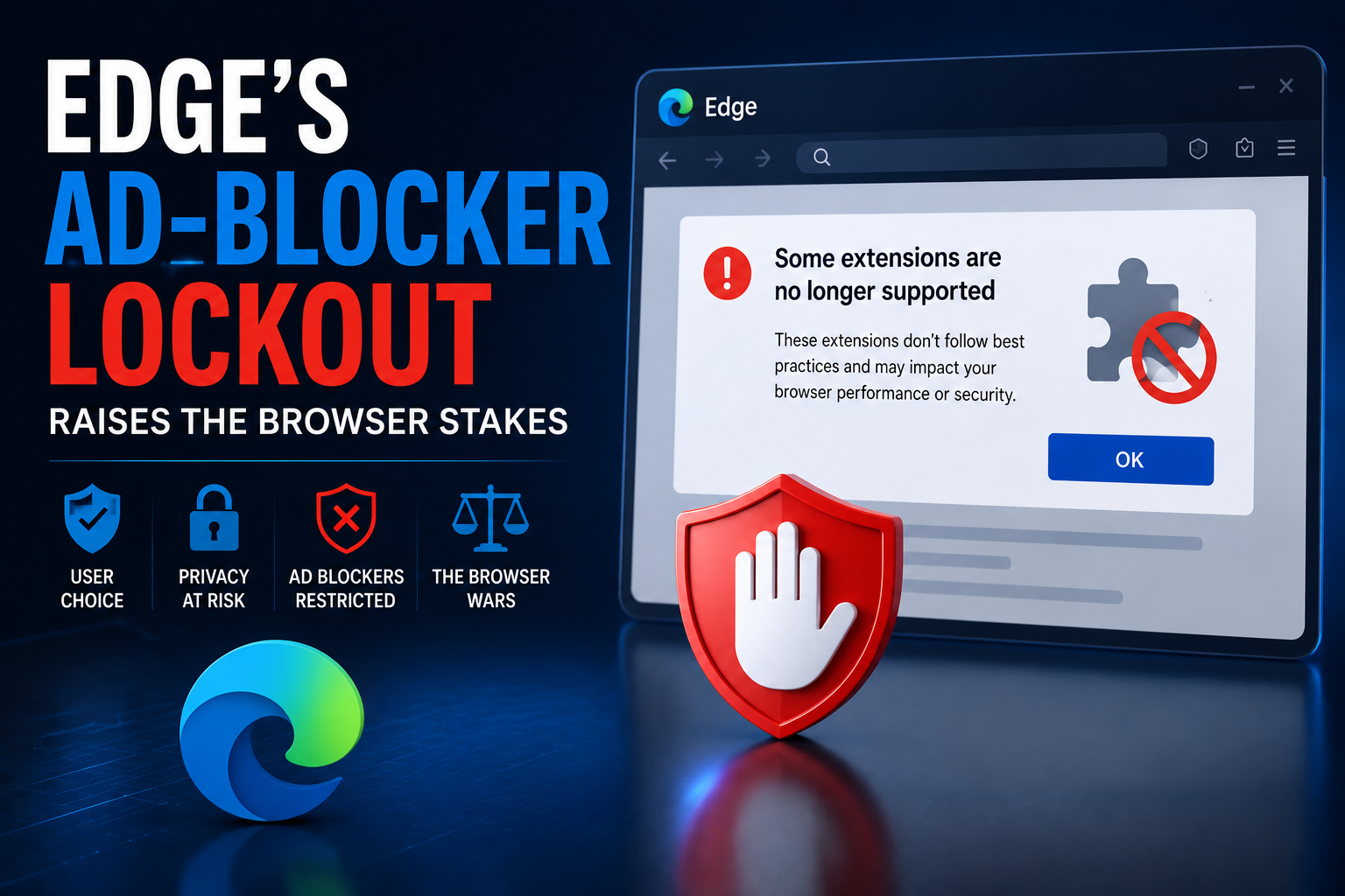 Edge’s Ad-Blocker Lockout Raises the Browser Stakes