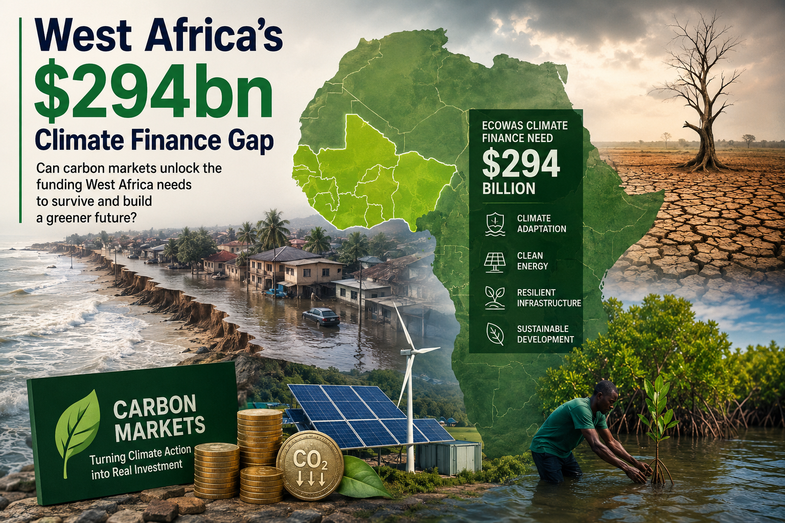 West Africa’s $294bn Climate Finance Gap