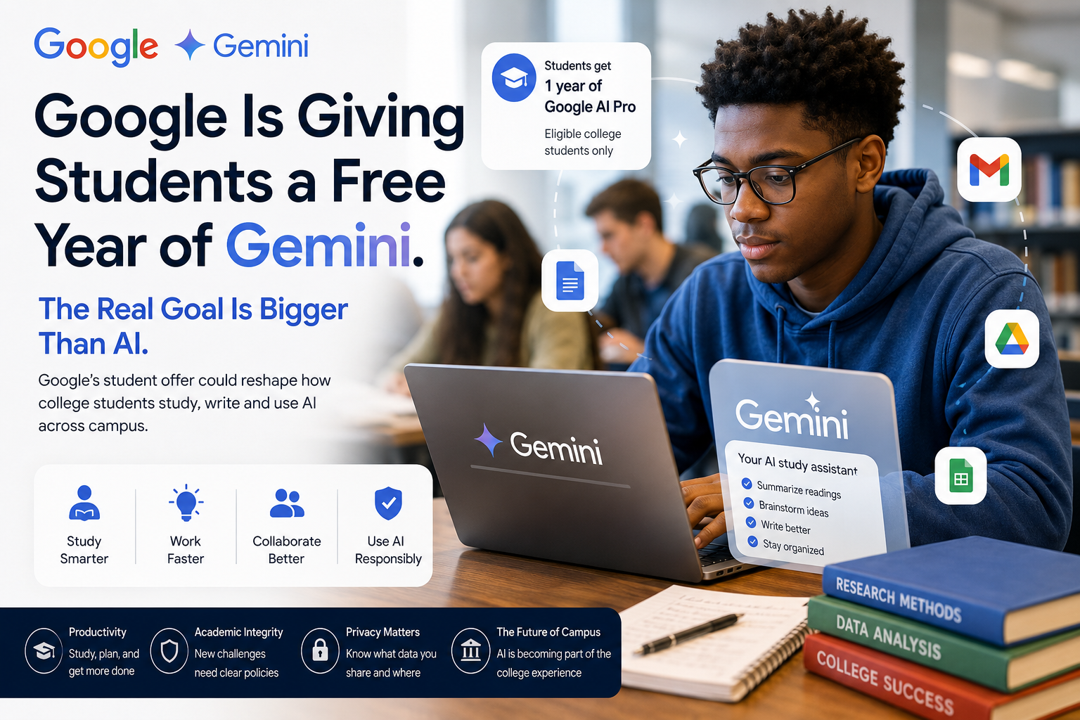 Google Just Made Gemini Free for Students — But There’s a Bigger Strategy Behind It
