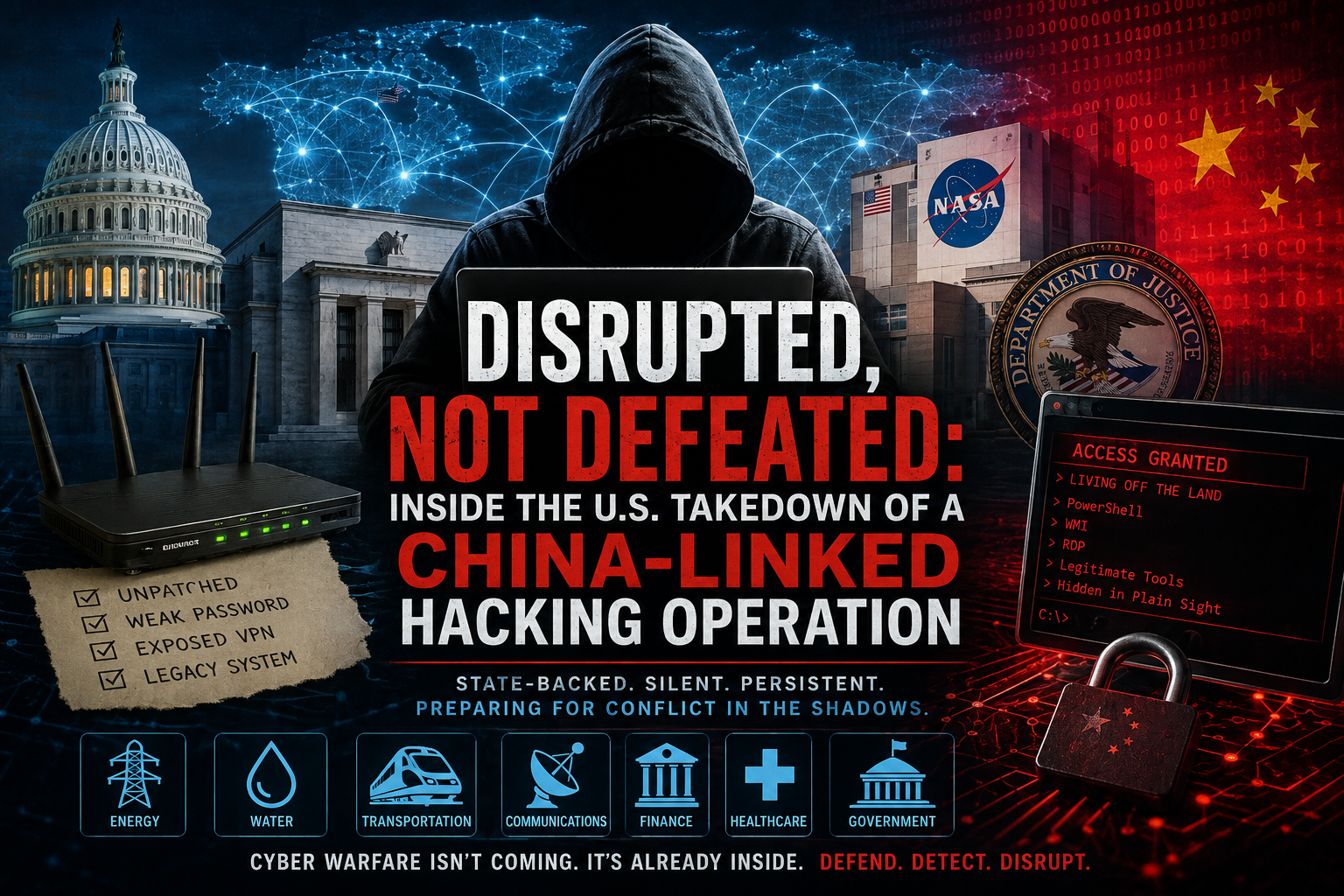 China-Linked Hacks Put U.S. Cyber Defense on Alert