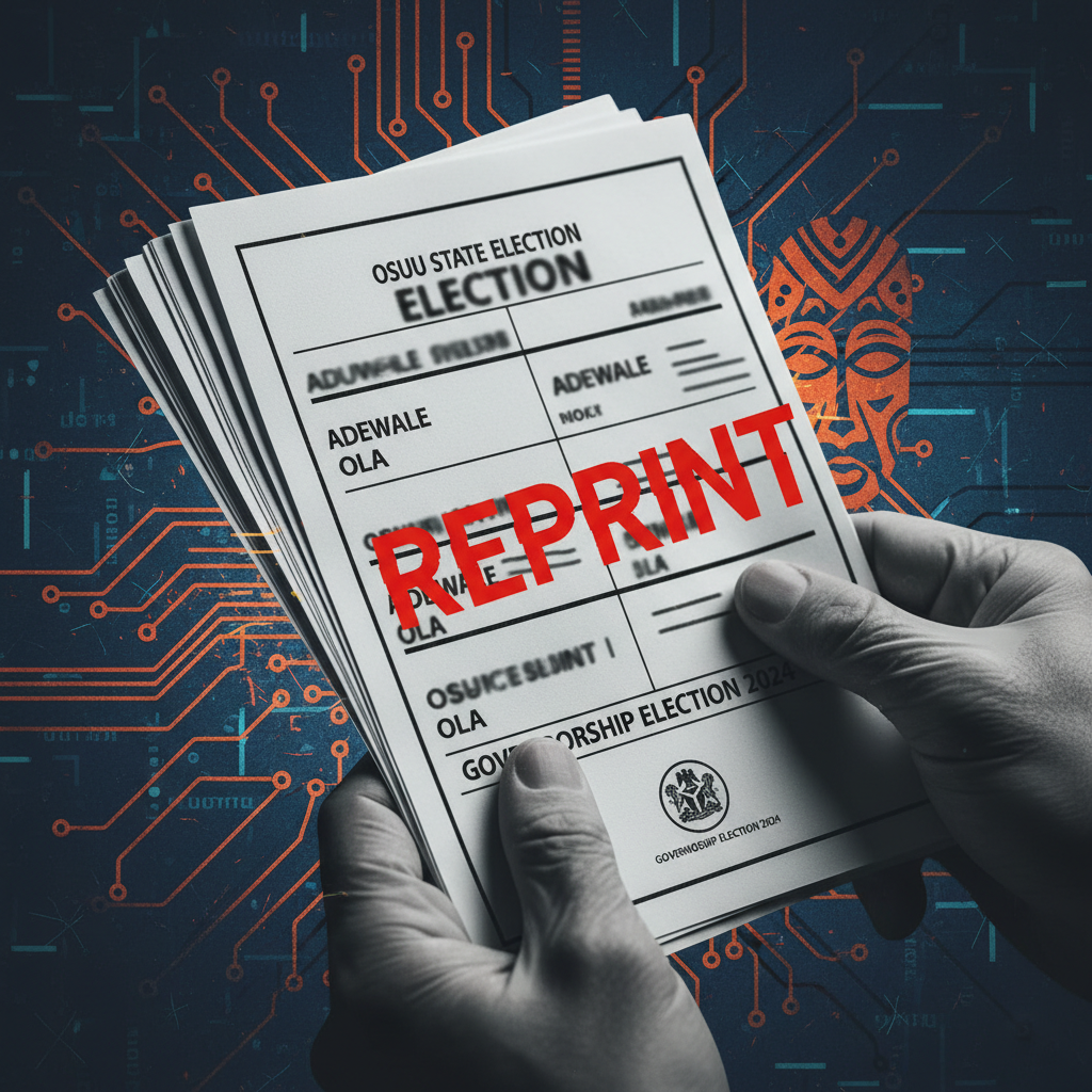 Osun Ballot Reprint Exposes Election System Risk