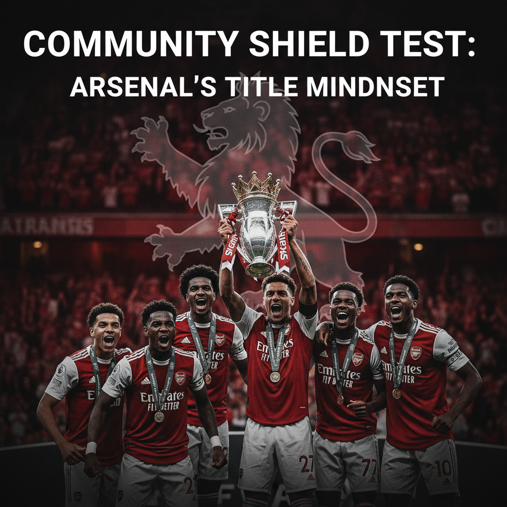 Community Shield Test: Arsenal’s Title Mindset