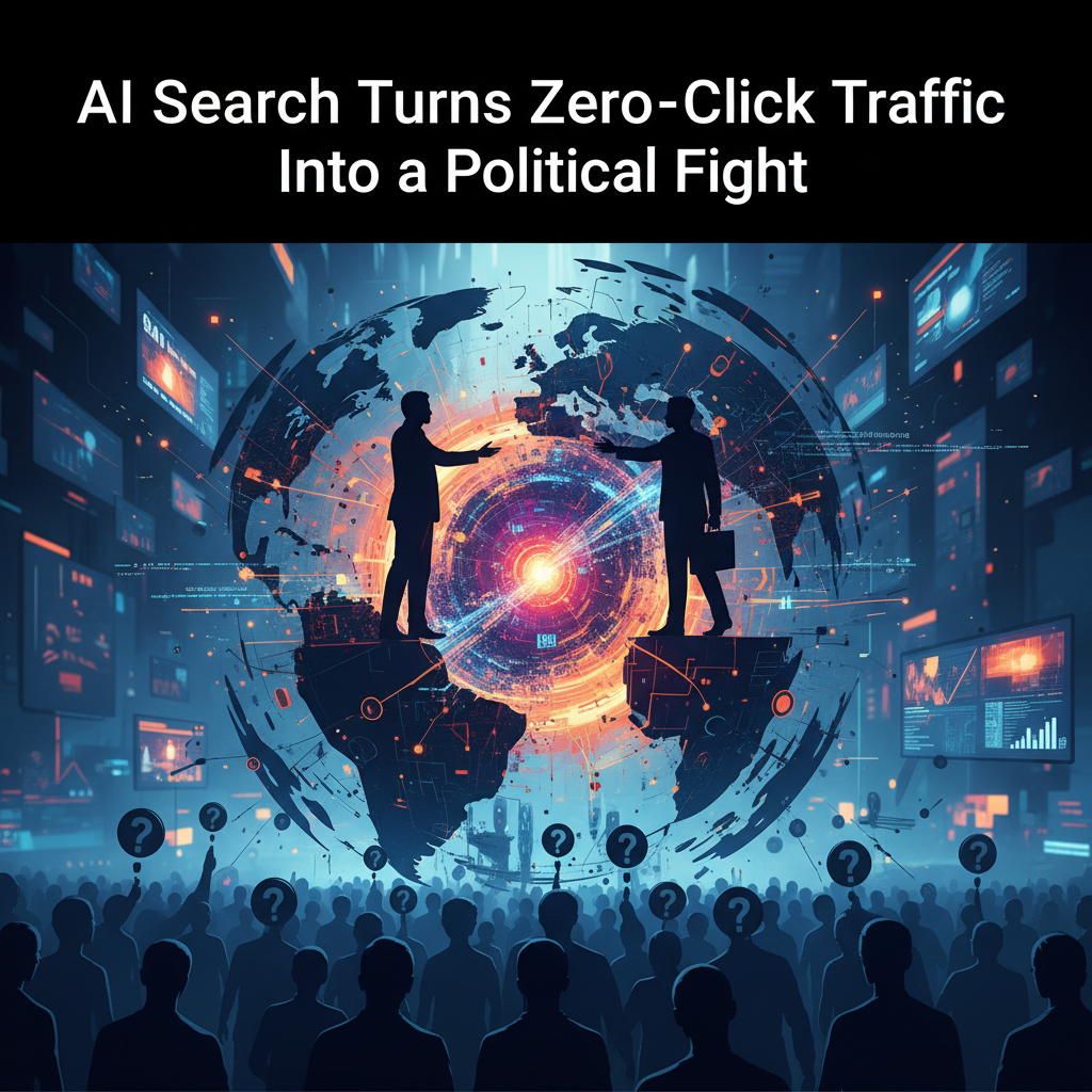 AI Search Turns Zero-Click Traffic Into a Political Fight